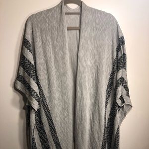 Mossimo sweater poncho- reversible